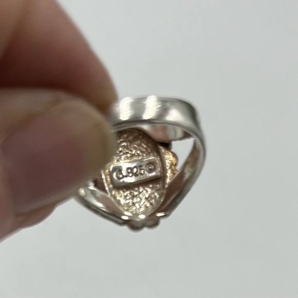 Designer Carolyn Pollack Vintage Relios Desert Scene‎ Sterling 925 Ring Sz 7.5 - Picture 9 of 15